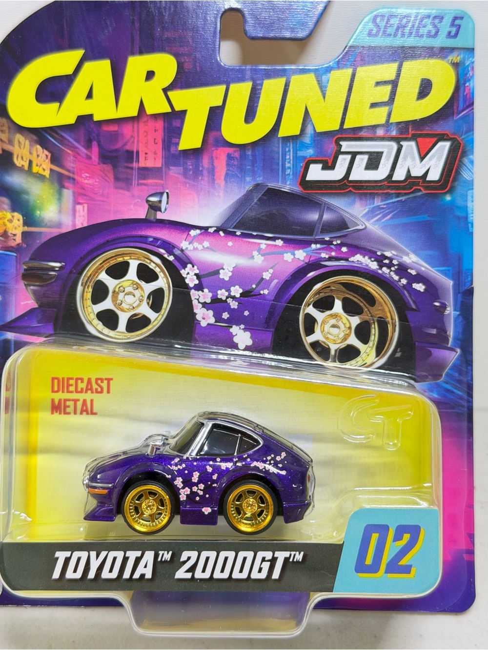Purple Toyota 2000GT Diecast Toy